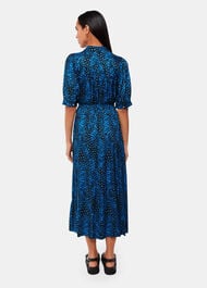 Painted Leopard Midi Dress